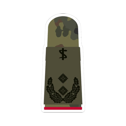 HA OS5 52c Oberfeldarzt i.G. ZM R (Military Rank) STICKER Vinyl Kiss-Cut Decal 3 Inch White - The Sticker Space