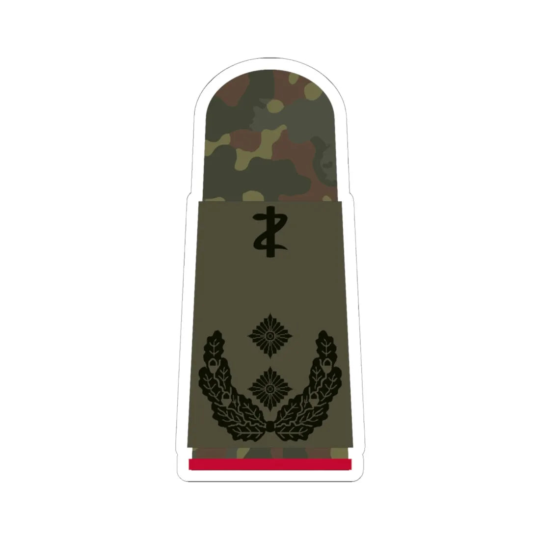 HA OS5 52c Oberfeldarzt i.G. ZMx L (Germany) (Military Rank) STICKER Vinyl Kiss-Cut Decal 6 Inch White - The Sticker Space