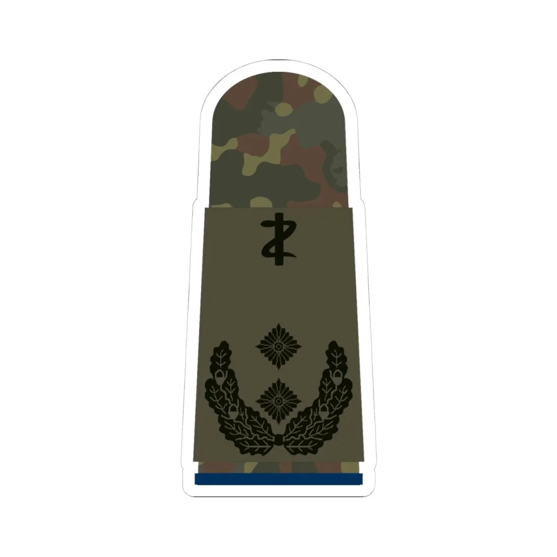 HA OS5 52c Oberfeldarzt San ZMx L (Military Rank) STICKER Vinyl Kiss-Cut Decal 4 Inch White - The Sticker Space