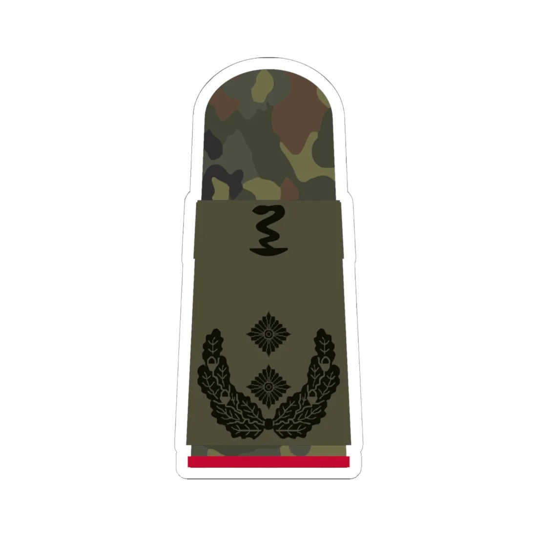 HA OS5 52d Oberfeldapotheker i.G. PH L (Germany) (Military Rank) STICKER Vinyl Kiss-Cut Decal 6 Inch White - The Sticker Space