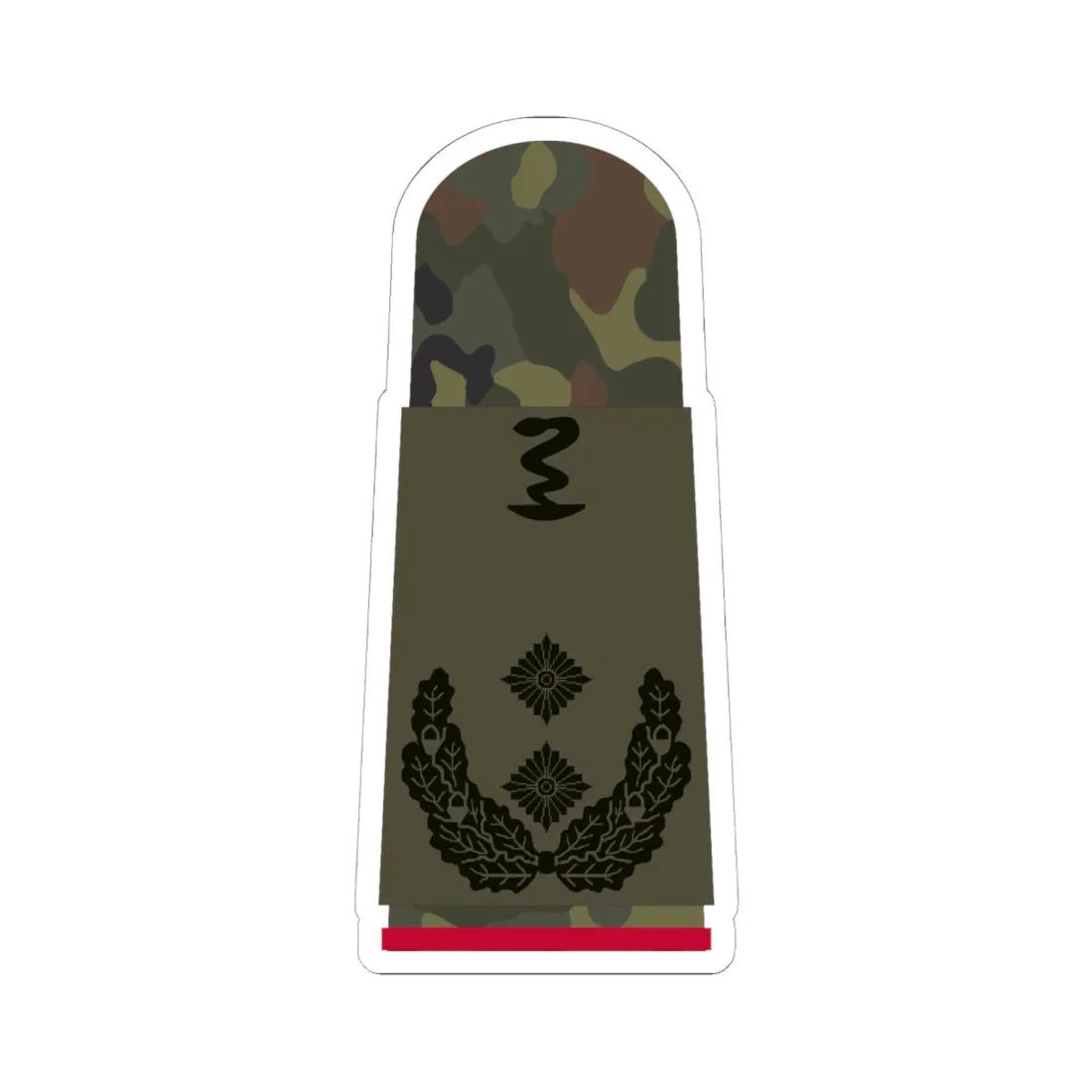 HA OS5 52d Oberfeldapotheker i.G. PHx L (Germany) (Military Rank) STICKER Vinyl Kiss-Cut Decal 6 Inch White - The Sticker Space