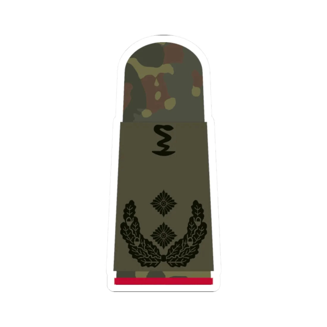 HA OS5 52d Oberfeldapotheker i.G. PHx R (Germany) (Military Rank) STICKER Vinyl Kiss-Cut Decal 2 Inch White - The Sticker Space
