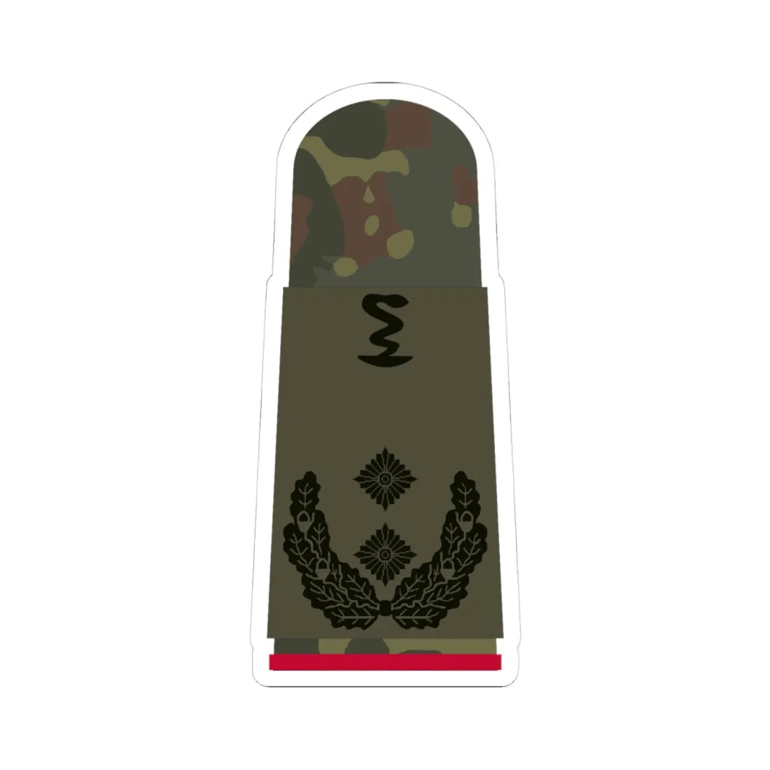 HA OS5 52d Oberfeldapotheker i.G. PHx R (Germany) (Military Rank) STICKER Vinyl Kiss-Cut Decal 4 Inch White - The Sticker Space