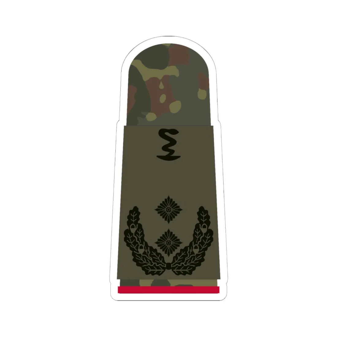 HA OS5 52d Oberfeldapotheker i.G. PHx R (Germany) (Military Rank) STICKER Vinyl Kiss-Cut Decal 6 Inch White - The Sticker Space
