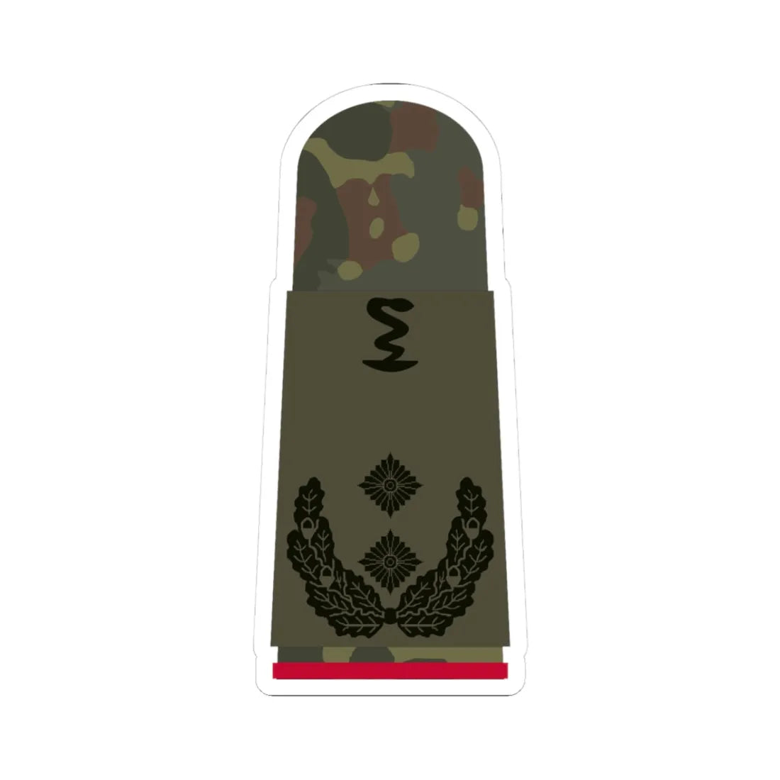 HA OS5 52d Oberfeldapotheker i.G. PHx R (Military Rank) STICKER Vinyl Kiss-Cut Decal 3 Inch White - The Sticker Space