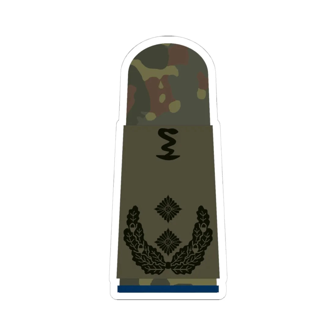 HA OS5 52d Oberfeldapotheker San PHx R (Germany) (Military Rank) STICKER Vinyl Kiss-Cut Decal 4 Inch White - The Sticker Space