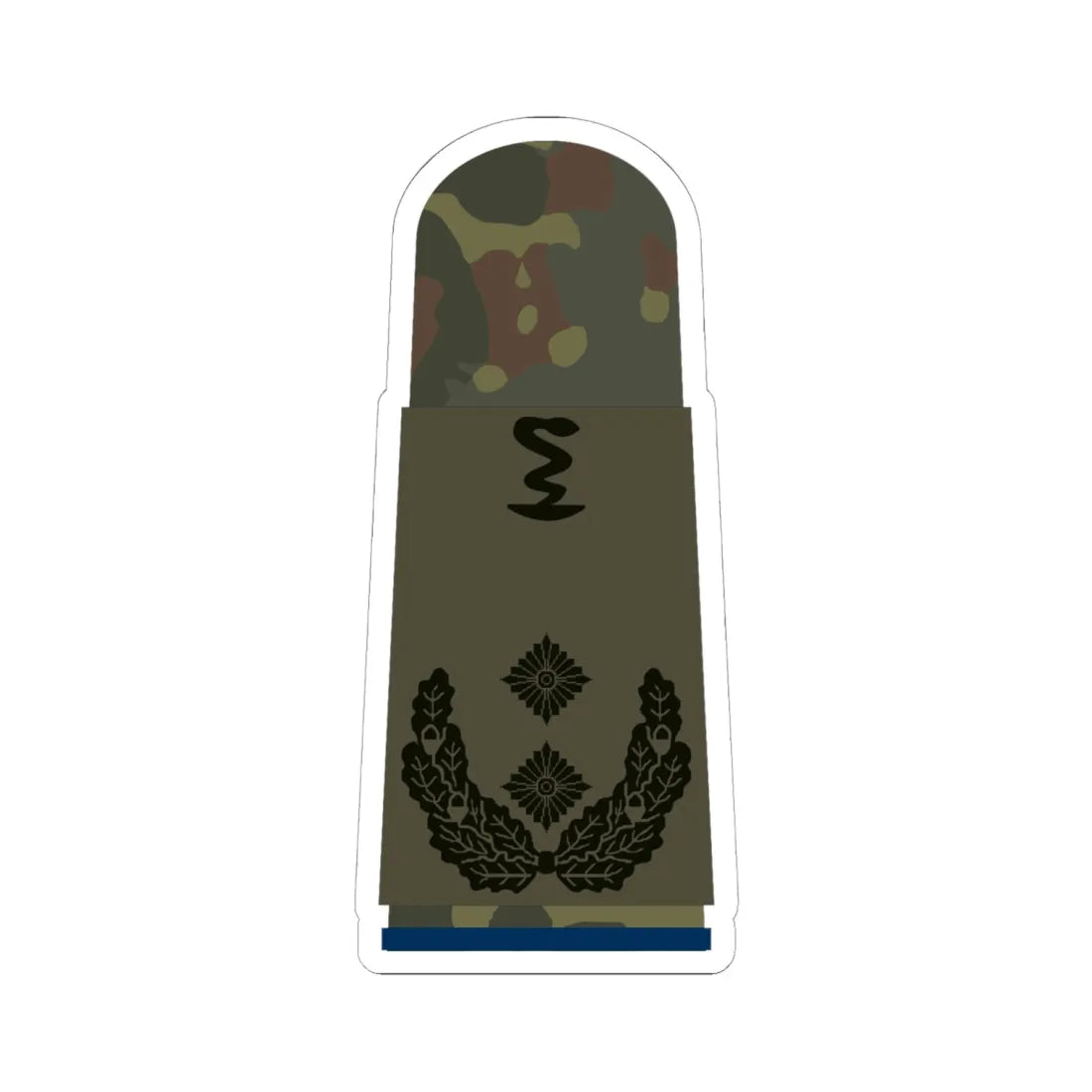 HA OS5 52d Oberfeldapotheker San PHx R (Germany) (Military Rank) STICKER Vinyl Kiss-Cut Decal 6 Inch White - The Sticker Space
