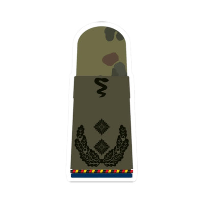 HA OS5 52e Oberfeldveterinär d.R. San TM R (Military Rank) STICKER Vinyl Kiss-Cut Decal 2 Inch White - The Sticker Space