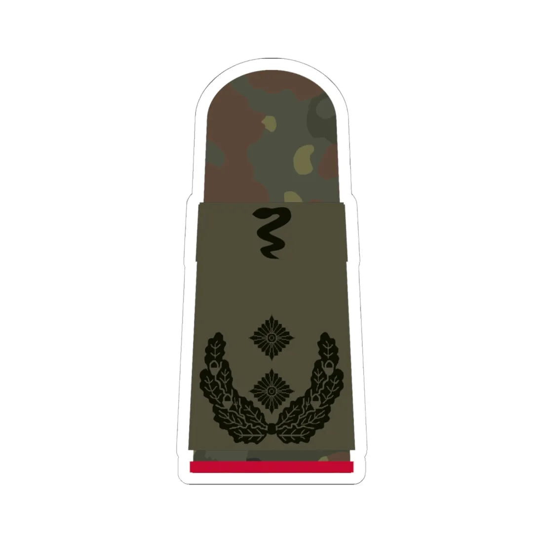 HA OS5 52e Oberfeldveterinär i.G. TM L (Germany) (Military Rank) STICKER Vinyl Kiss-Cut Decal 6 Inch White - The Sticker Space