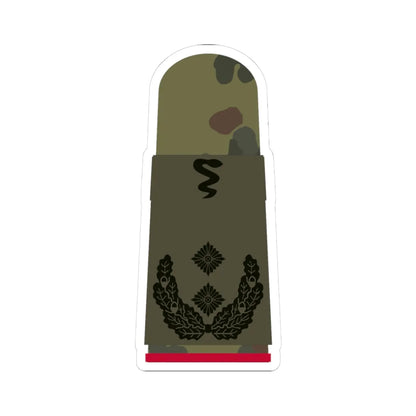 HA OS5 52e Oberfeldveterinär i.G. TM R (Military Rank) STICKER Vinyl Kiss-Cut Decal 3 Inch White - The Sticker Space