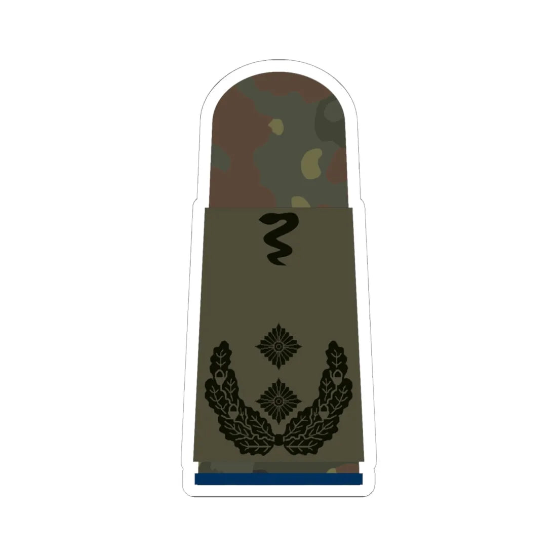 HA OS5 52e Oberfeldveterinär San TMx L (Military Rank) STICKER Vinyl Kiss-Cut Decal 6 Inch White - The Sticker Space