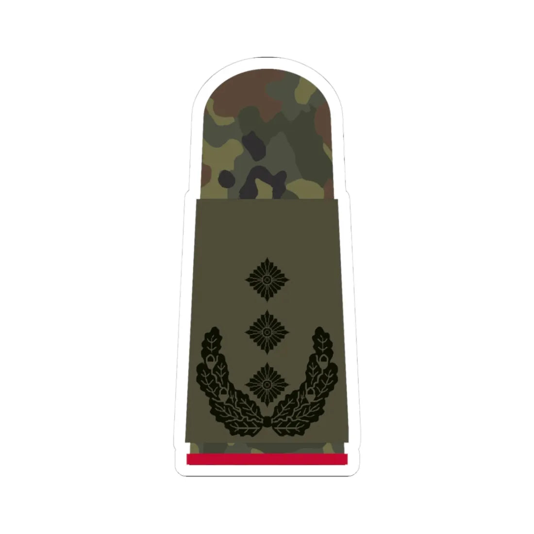 HA OS5 53 Oberst i.G. (Germany) (Military Rank) STICKER Vinyl Kiss-Cut Decal 3 Inch White - The Sticker Space