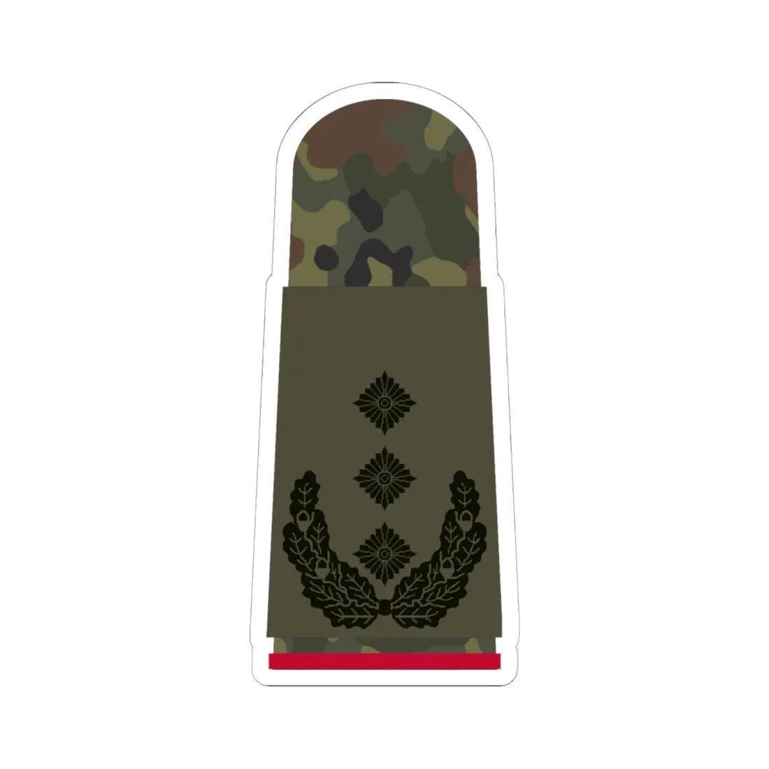HA OS5 53 Oberst i.G. (Germany) (Military Rank) STICKER Vinyl Kiss-Cut Decal 6 Inch White - The Sticker Space