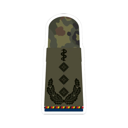 HA OS5 53b Oberstarzt d.R. San HM L (Military Rank) STICKER Vinyl Kiss-Cut Decal 3 Inch White - The Sticker Space