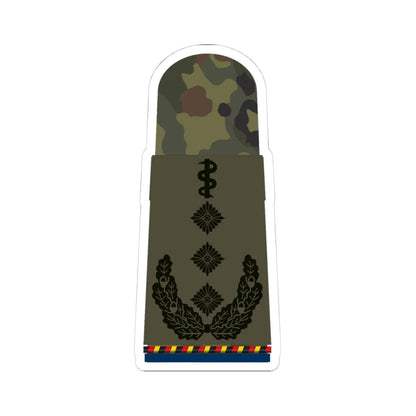 HA OS5 53b Oberstarzt d.R. San HM L (Military Rank) STICKER Vinyl Kiss-Cut Decal 4 Inch White - The Sticker Space