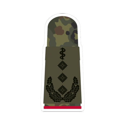 HA OS5 53b Oberstarzt i.G. HM L (Military Rank) STICKER Vinyl Kiss-Cut Decal 3 Inch White - The Sticker Space