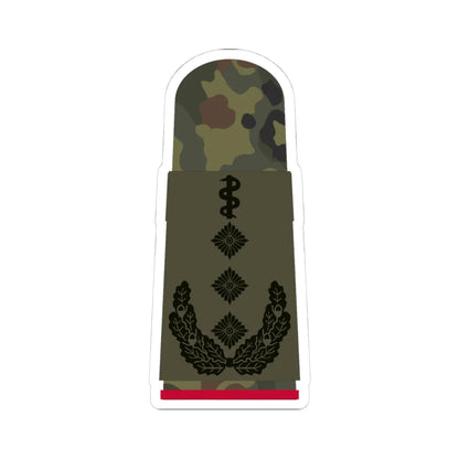 HA OS5 53b Oberstarzt i.G. HM L (Military Rank) STICKER Vinyl Kiss-Cut Decal 4 Inch White - The Sticker Space