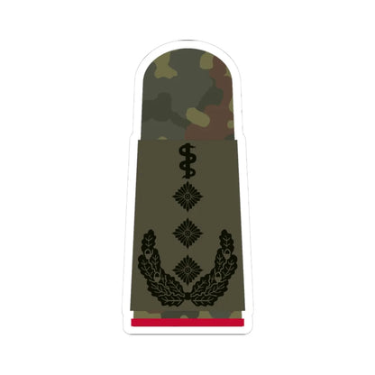 HA OS5 53b Oberstarzt i.G. HMx R (Military Rank) STICKER Vinyl Kiss-Cut Decal 3 Inch White - The Sticker Space