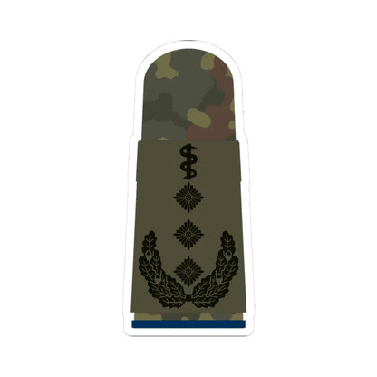 HA OS5 53b Oberstarzt San HM R (Military Rank) STICKER Vinyl Kiss-Cut Decal 3 Inch White - The Sticker Space