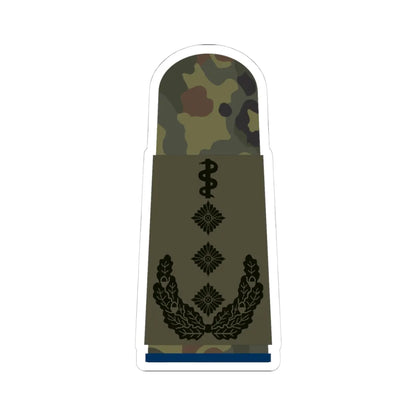 HA OS5 53b Oberstarzt San HMx L (Germany) (Military Rank) STICKER Vinyl Kiss-Cut Decal 4 Inch White - The Sticker Space