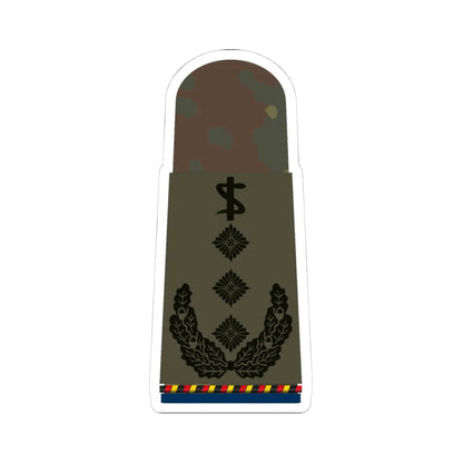 HA OS5 53c Oberstarzt d.R. San ZMx R (Military Rank) STICKER Vinyl Kiss-Cut Decal 4 Inch White - The Sticker Space