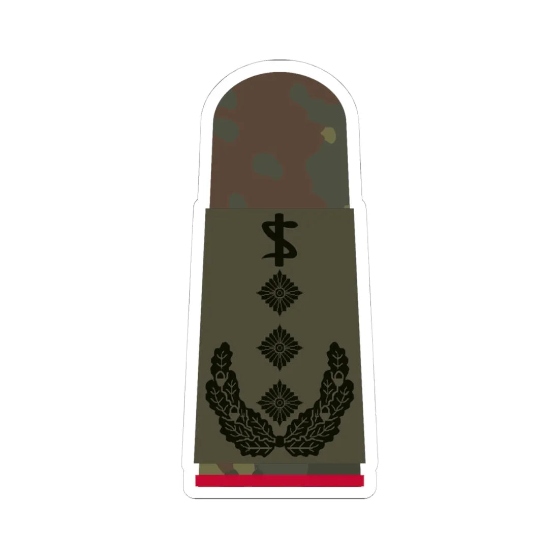 HA OS5 53c Oberstarzt i.G. ZMx R (Germany) (Military Rank) STICKER Vinyl Kiss-Cut Decal 4 Inch White - The Sticker Space