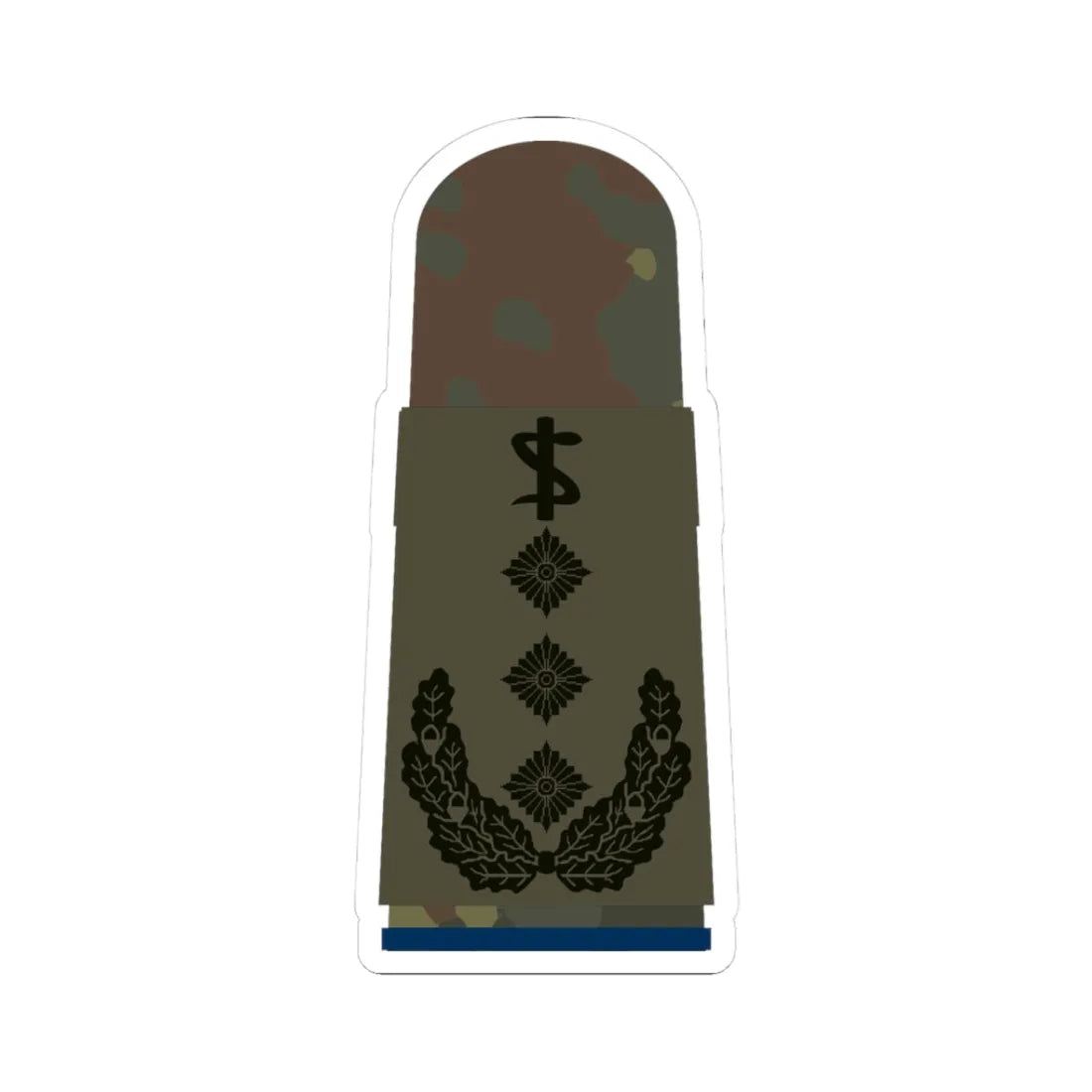 HA OS5 53c Oberstarzt San ZM R (Germany) (Military Rank) STICKER Vinyl Kiss-Cut Decal 3 Inch White - The Sticker Space