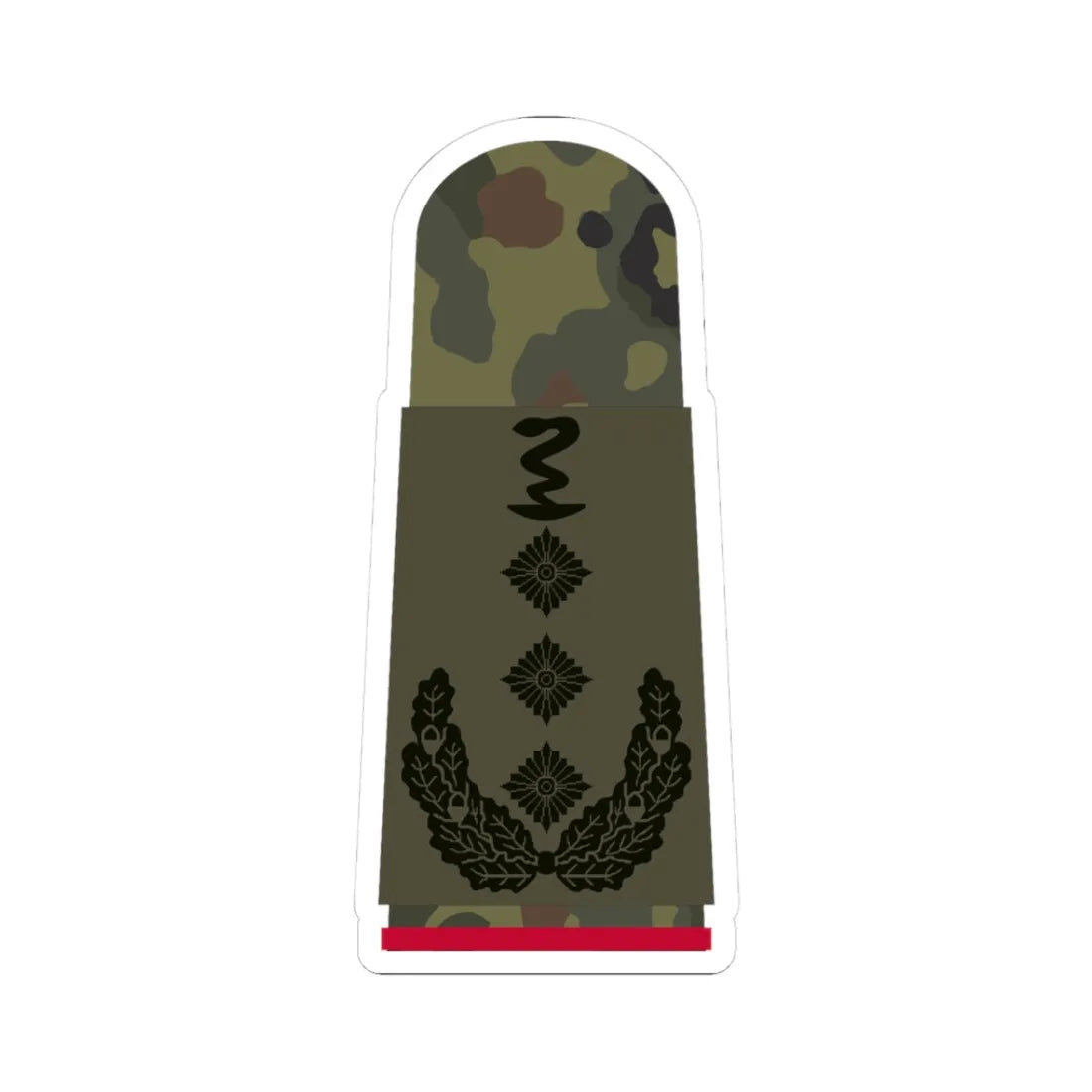 HA OS5 53d Oberstapotheker i.G. PHx L (Germany) (Military Rank) STICKER Vinyl Kiss-Cut Decal 3 Inch White - The Sticker Space