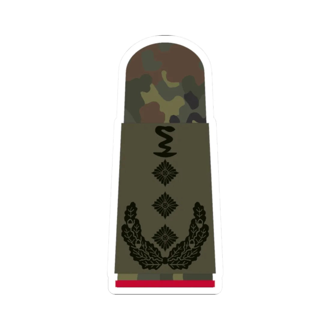 HA OS5 53d Oberstapotheker i.G. PHx R (Military Rank) STICKER Vinyl Kiss-Cut Decal 2 Inch White - The Sticker Space