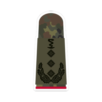 HA OS5 53d Oberstapotheker i.G. PHx R (Military Rank) STICKER Vinyl Kiss-Cut Decal 3 Inch White - The Sticker Space