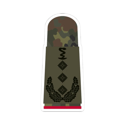 HA OS5 53d Oberstapotheker i.G. PHx R (Military Rank) STICKER Vinyl Kiss-Cut Decal 4 Inch White - The Sticker Space