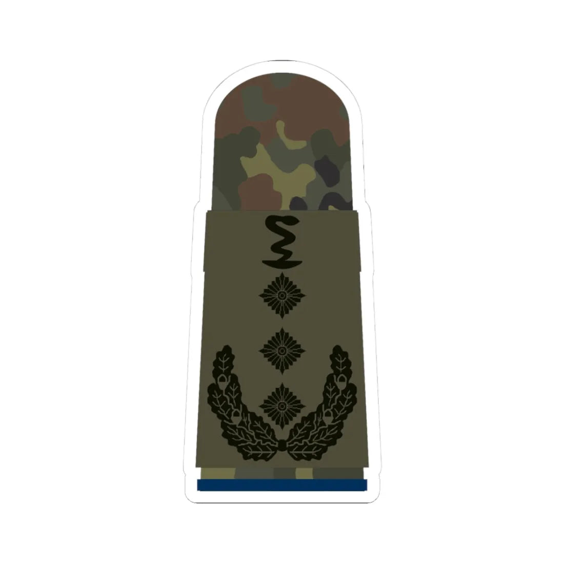 HA OS5 53d Oberstapotheker San PH R (Germany) (Military Rank) STICKER Vinyl Kiss-Cut Decal 3 Inch White - The Sticker Space