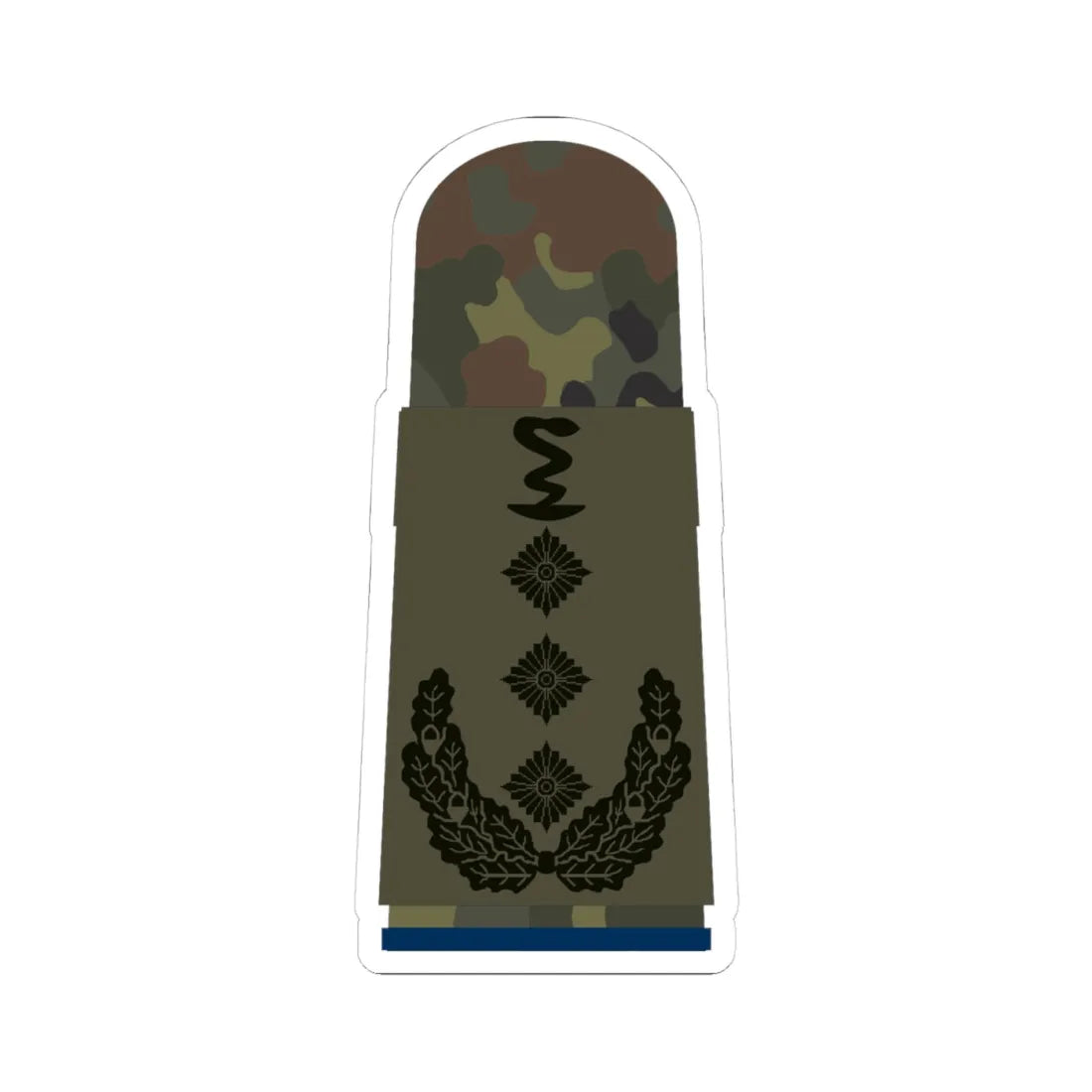 HA OS5 53d Oberstapotheker San PH R (Germany) (Military Rank) STICKER Vinyl Kiss-Cut Decal 4 Inch White - The Sticker Space