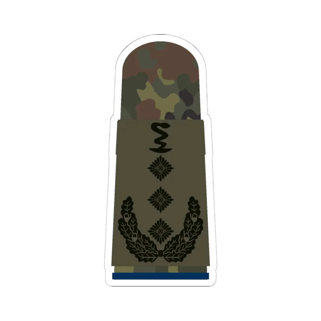 HA OS5 53d Oberstapotheker San PH R (Germany) (Military Rank) STICKER Vinyl Kiss-Cut Decal 6 Inch White - The Sticker Space