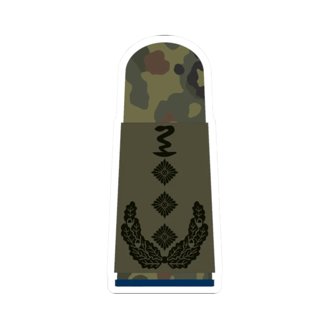 HA OS5 53d Oberstapotheker San PHx L (Germany) (Military Rank) STICKER Vinyl Kiss-Cut Decal 2 Inch White - The Sticker Space