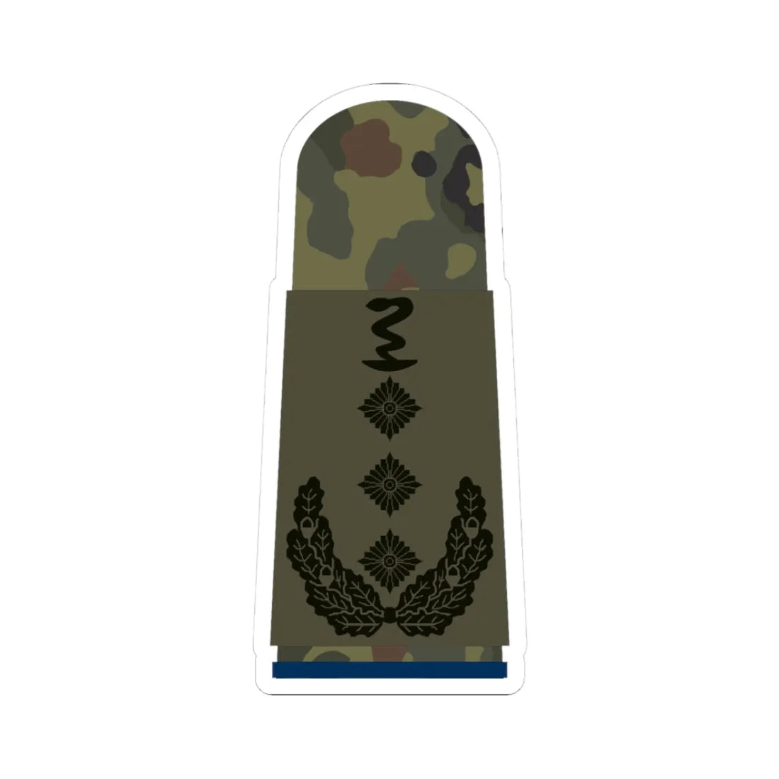 HA OS5 53d Oberstapotheker San PHx L (Military Rank) STICKER Vinyl Kiss-Cut Decal 3 Inch White - The Sticker Space