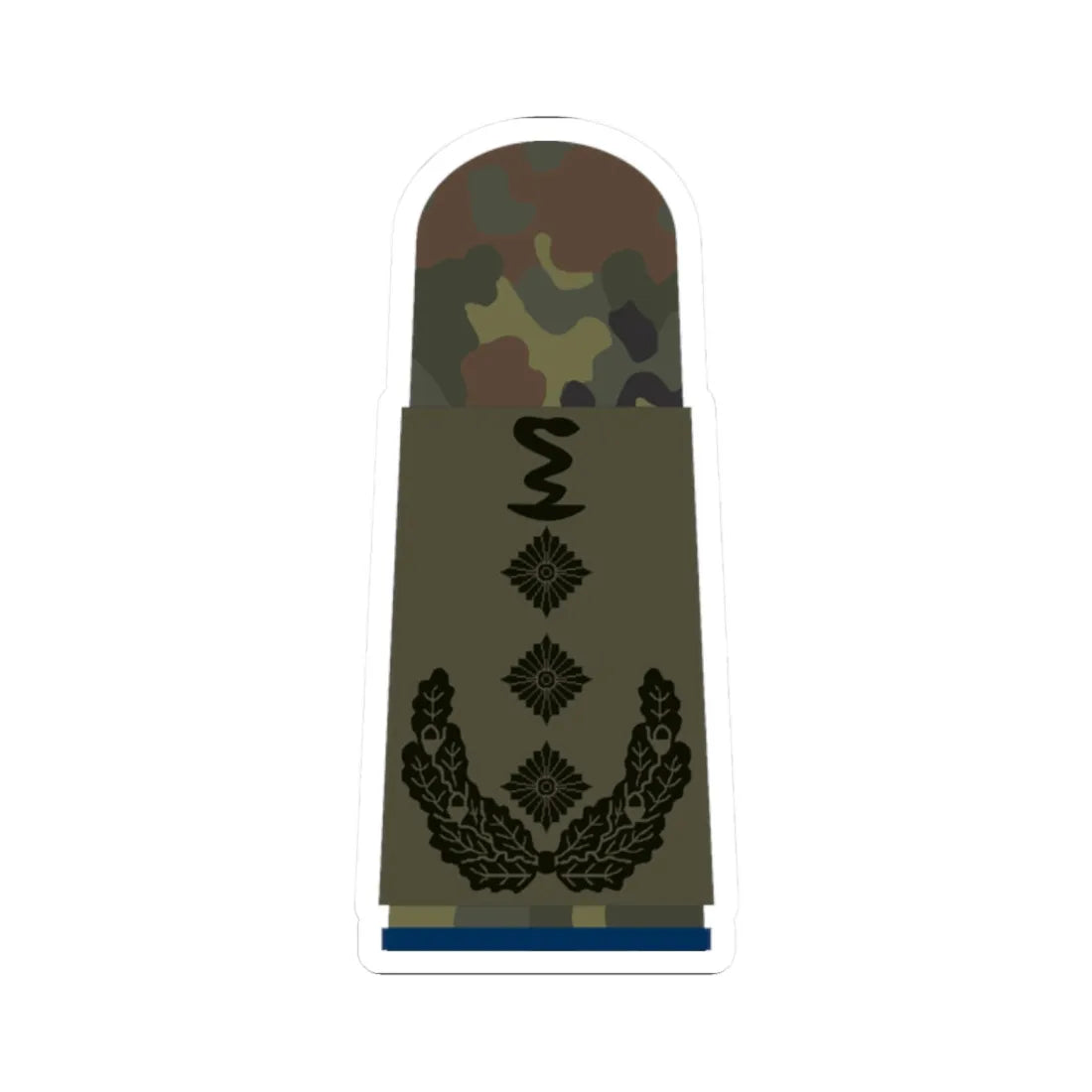 HA OS5 53d Oberstapotheker San PHx R (Germany) (Military Rank) STICKER Vinyl Kiss-Cut Decal 2 Inch White - The Sticker Space