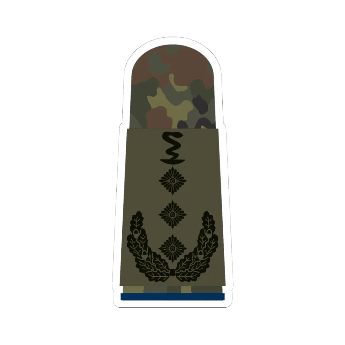 HA OS5 53d Oberstapotheker San PHx R (Germany) (Military Rank) STICKER Vinyl Kiss-Cut Decal 4 Inch White - The Sticker Space