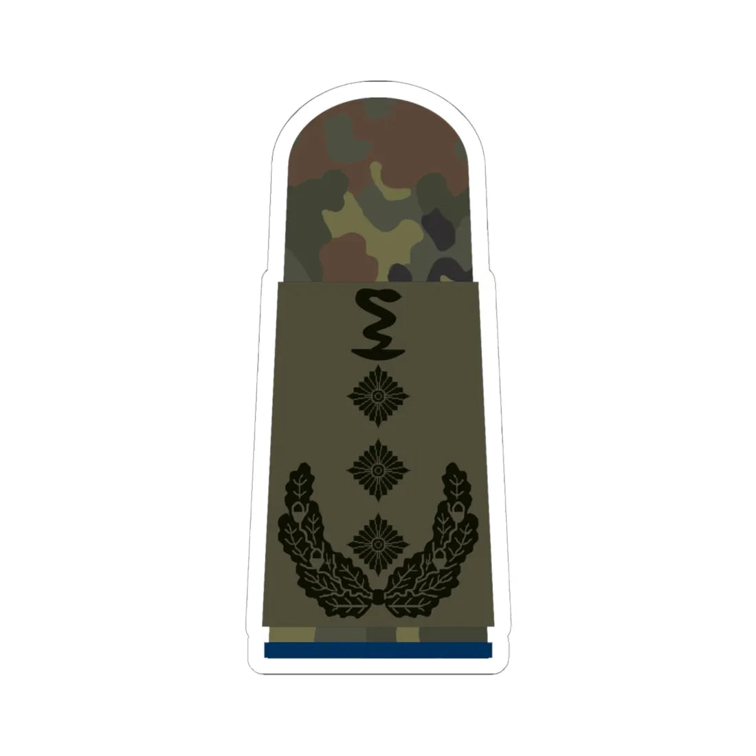 HA OS5 53d Oberstapotheker San PHx R (Germany) (Military Rank) STICKER Vinyl Kiss-Cut Decal 6 Inch White - The Sticker Space