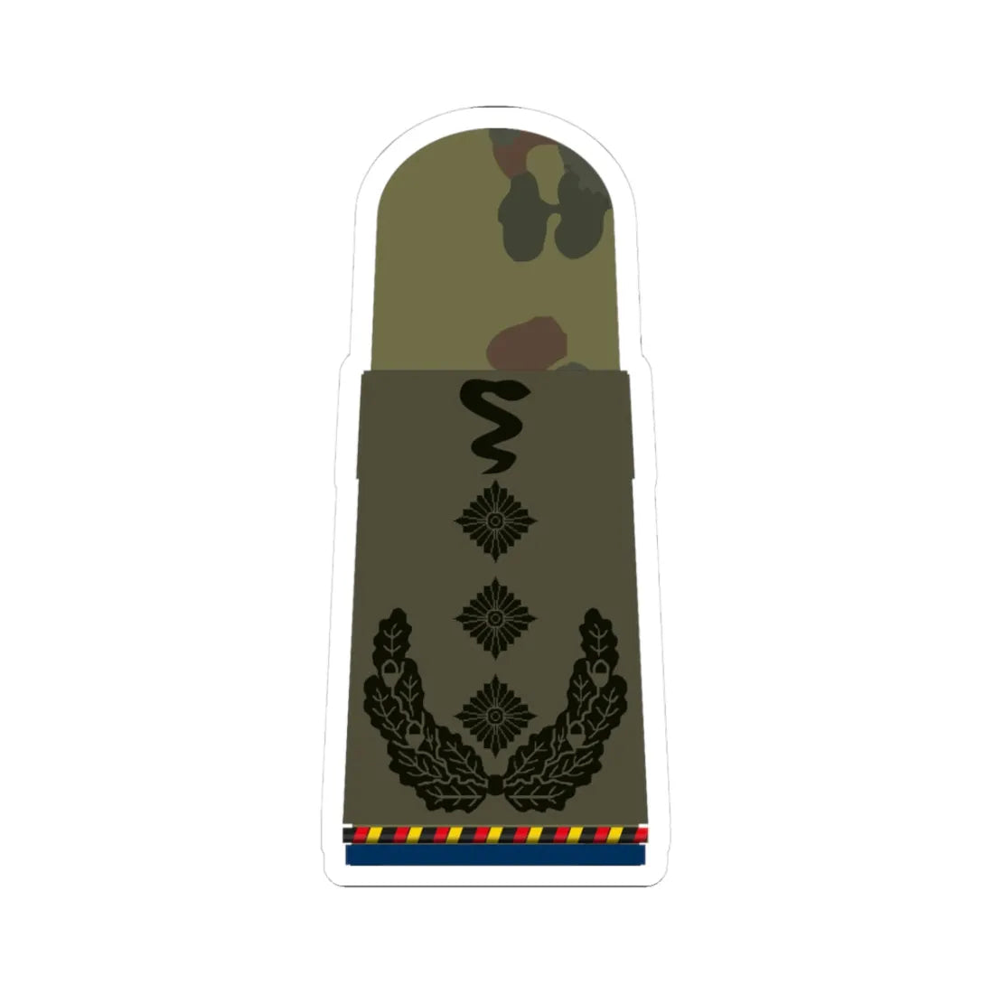 HA OS5 53e Oberstveterinär d.R. San TM R (Military Rank) STICKER Vinyl Kiss-Cut Decal 3 Inch White - The Sticker Space
