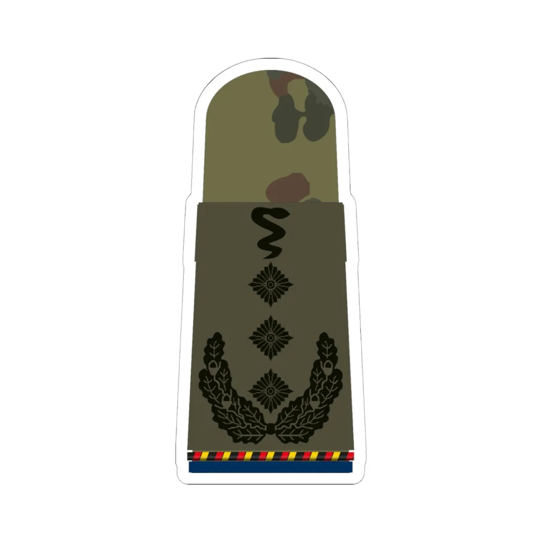 HA OS5 53e Oberstveterinär d.R. San TM R (Military Rank) STICKER Vinyl Kiss-Cut Decal 6 Inch White - The Sticker Space