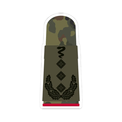 HA OS5 53e Oberstveterinär i.G. TM L (Military Rank) STICKER Vinyl Kiss-Cut Decal 4 Inch White - The Sticker Space
