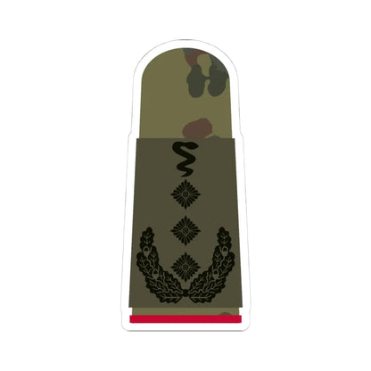 HA OS5 53e Oberstveterinär i.G. TMx R (Military Rank) STICKER Vinyl Kiss-Cut Decal 4 Inch White - The Sticker Space