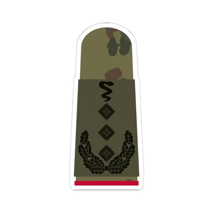 HA OS5 53e Oberstveterinär i.G. TMx R (Military Rank) STICKER Vinyl Kiss-Cut Decal 6 Inch White - The Sticker Space