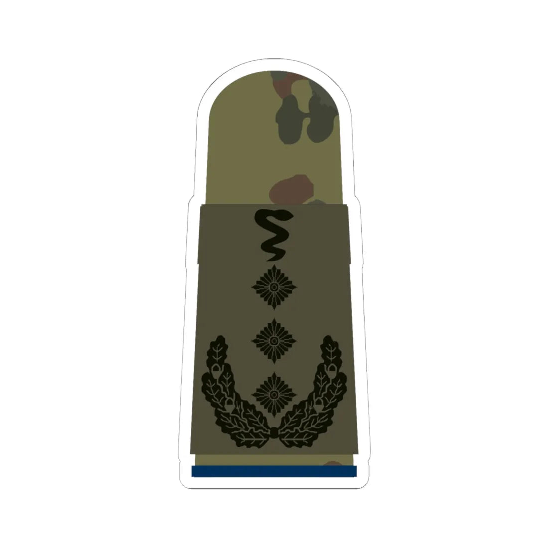 HA OS5 53e Oberstveterinär San TM R (Military Rank) STICKER Vinyl Kiss-Cut Decal 6 Inch White - The Sticker Space
