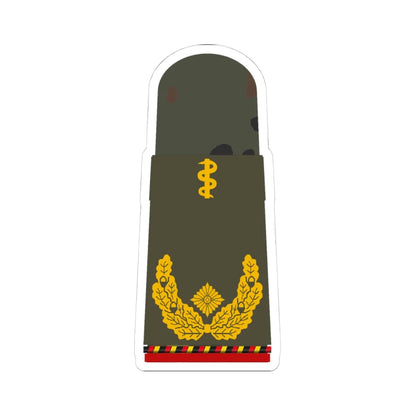 HA OS5 61b Generalarzt a.D. HM L (Germany) (Military Rank) STICKER Vinyl Kiss-Cut Decal 4 Inch White - The Sticker Space