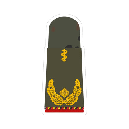 HA OS5 61b Generalarzt a.D. HMx L (Germany) (Military Rank) STICKER Vinyl Kiss-Cut Decal 4 Inch White - The Sticker Space