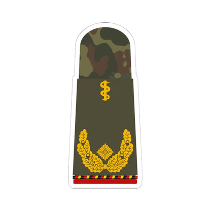 HA OS5 61b Generalarzt a.D. HMx R (Military Rank) STICKER Vinyl Kiss-Cut Decal 6 Inch White - The Sticker Space