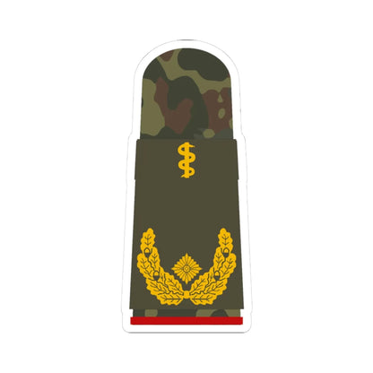 HA OS5 61b Generalarzt HM R (Germany) (Military Rank) STICKER Vinyl Kiss-Cut Decal 3 Inch White - The Sticker Space