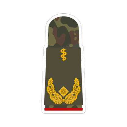 HA OS5 61b Generalarzt HM R (Germany) (Military Rank) STICKER Vinyl Kiss-Cut Decal 6 Inch White - The Sticker Space
